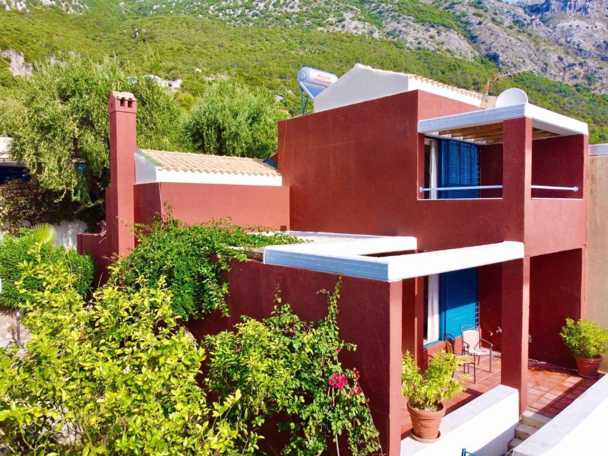 Barbati Beach Minivillas With Pool By Dadovillas エクステリア 写真