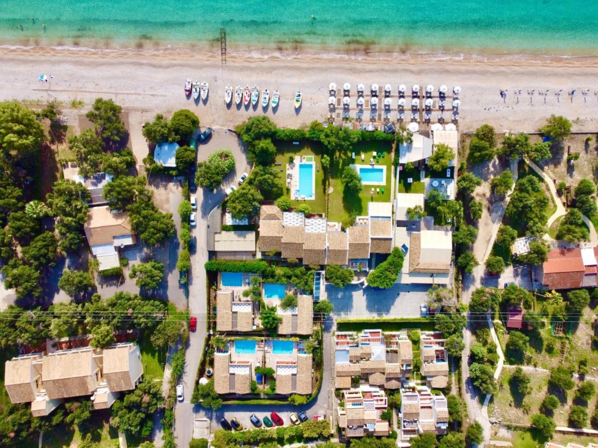 Barbati Beach Minivillas With Pool By Dadovillas エクステリア 写真