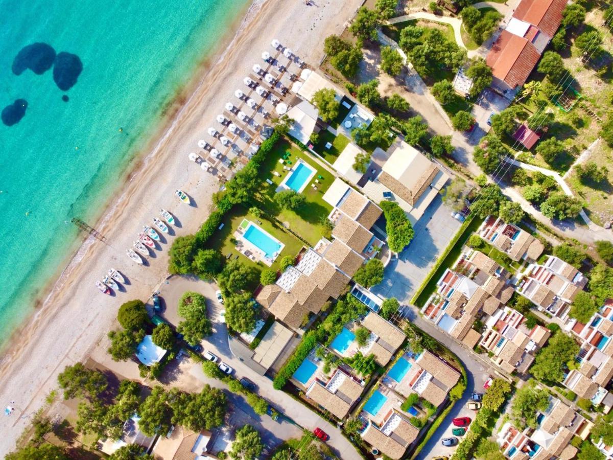 Barbati Beach Minivillas With Pool By Dadovillas エクステリア 写真