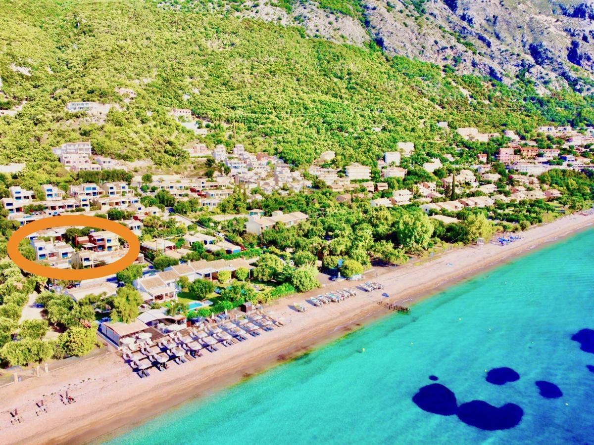 Barbati Beach Minivillas With Pool By Dadovillas エクステリア 写真